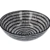 Clearance NANU-NANA Schale China, Tief, Stäbchen/Kreis, Schw/wss, 13 Cm