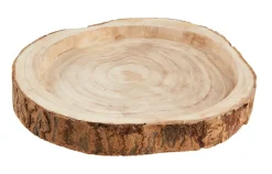 Best NANU-NANA Schale Holzscheibe, 35 Cm