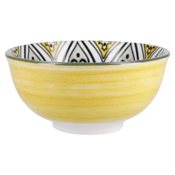 Discount NANU-NANA Schale Lisa, Tief, Gelb, 11 Cm