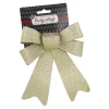 New NANU-NANA Schleife Glitter/Streifen, Gold, 20 Cm