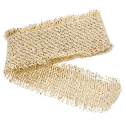 Best NANU-NANA Schleifenband Lurex, Creme, 2 M