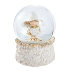 Fashion NANU-NANA Schneekugel Engel Mit Mütze, Stern, 6.5 X 9 Cm