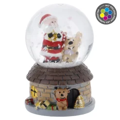 Outlet NANU-NANA Schneekugel Haus, Dunkelbraun, 4.5 X 7 Cm
