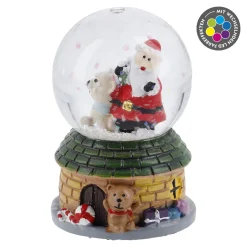 Best NANU-NANA Schneekugel Haus, Grün, 4.5 X 7 Cm