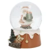 Fashion NANU-NANA Schneekugel Weihnachtsmann, Geschenk, 6.5 X 9 Cm