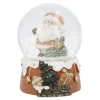 Clearance NANU-NANA Schneekugel Weihnachtsmann, Sack, 6.5 X 9 Cm