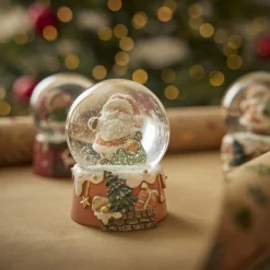 Clearance NANU-NANA Schneekugel Weihnachtsmann, Sack, 6.5 X 9 Cm