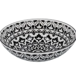Hot NANU-NANA Schüssel China, Flach, Orient, Schw/wss, 23 Cm