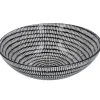 Fashion NANU-NANA Schüssel China, Flach, Stäbchen/Kreis, Schw/wss, 23 Cm