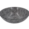 New NANU-NANA Schüssel China, Flach, Striche, Schw/wss, 23 Cm