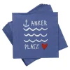Outlet NANU-NANA Serviette Anker/Spruch, 20 Stück