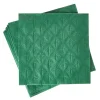 Clearance NANU-NANA Serviette Artdeco, Prägung, Dunkelgrün, 16 Stück
