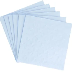 Online NANU-NANA Serviette Artdeco, Prägung, Hellblau, 16 Stück