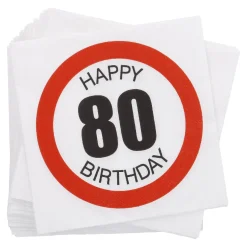 Sale NANU-NANA Servietten, 20 Stück, 80 Jahre