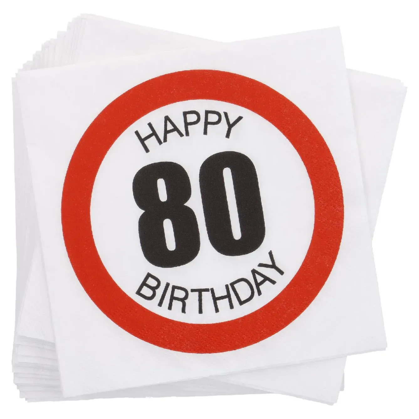 Sale NANU-NANA Servietten, 20 Stück, 80 Jahre