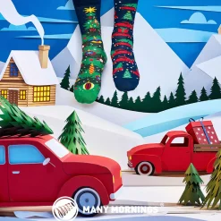 New NANU-NANA Socken Xmas, Weihnachtsbaum, Gr. 43-46