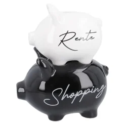 Online NANU-NANA Spardose 2er Schwein, Rente/Shopping