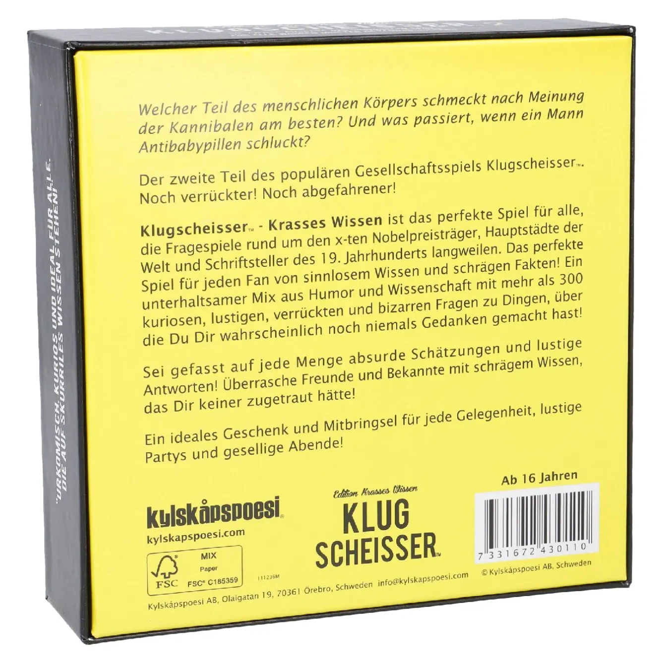 Discount NANU-NANA Spiel Klugscheisser, Krasses Wissen