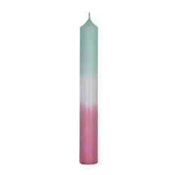 Outlet NANU-NANA Stabkerze Dip-Dye, Mint/altrosa, 18 Cm