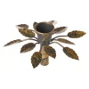 Fashion NANU-NANA Stabkerzen-Stecker Blatt, Antik/bronze