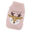Outlet NANU-NANA Strick-Taschenwärmer Rentier/pink, 13 Cm