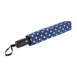Hot NANU-NANA Taschenschirm Punkte, Blau/weiß