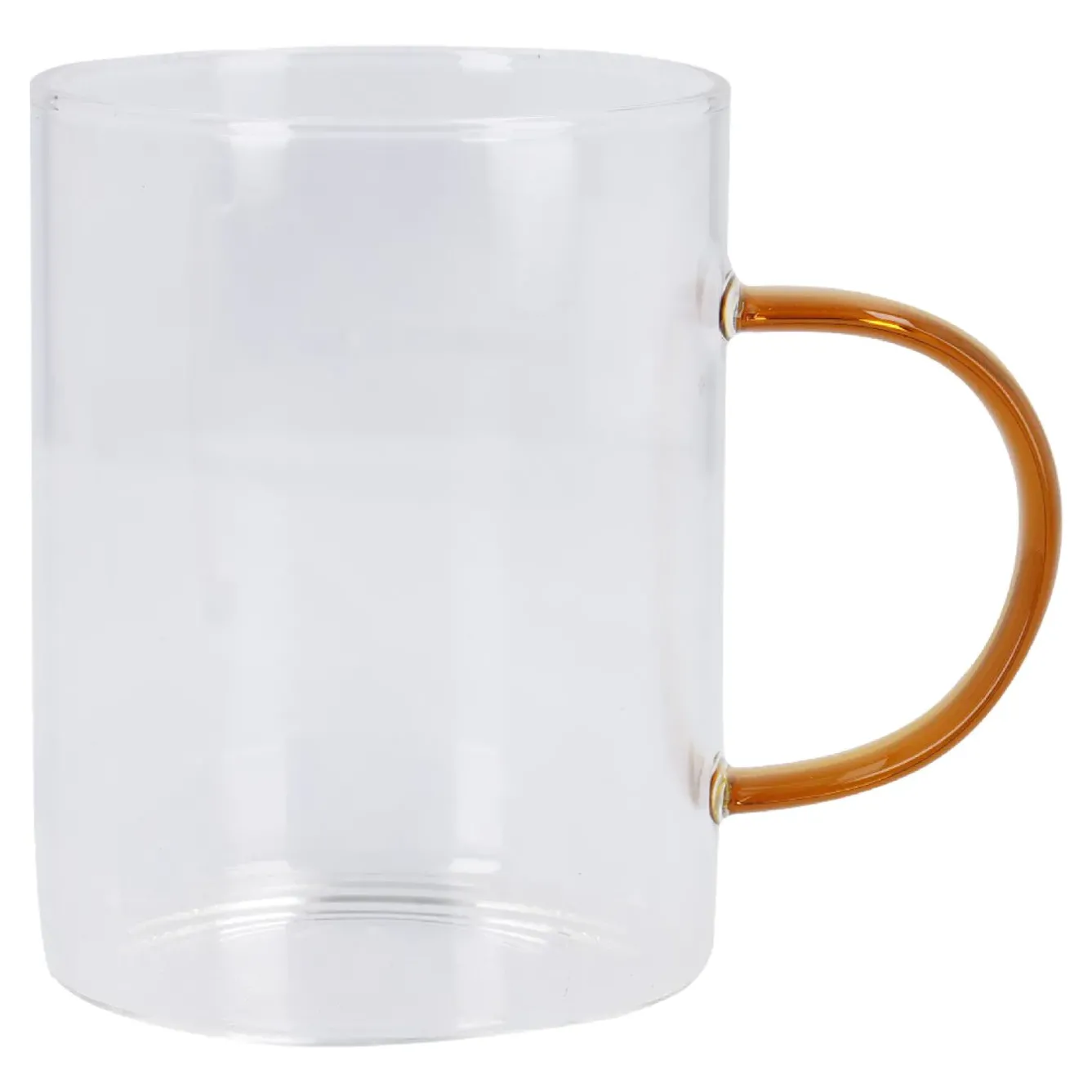 Sale NANU-NANA Teeglas Boro, Farbhenkel/braun, 400 Ml
