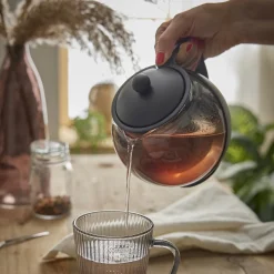 Online NANU-NANA Teekanne Mit Filter, Schwarz, 1250 Ml