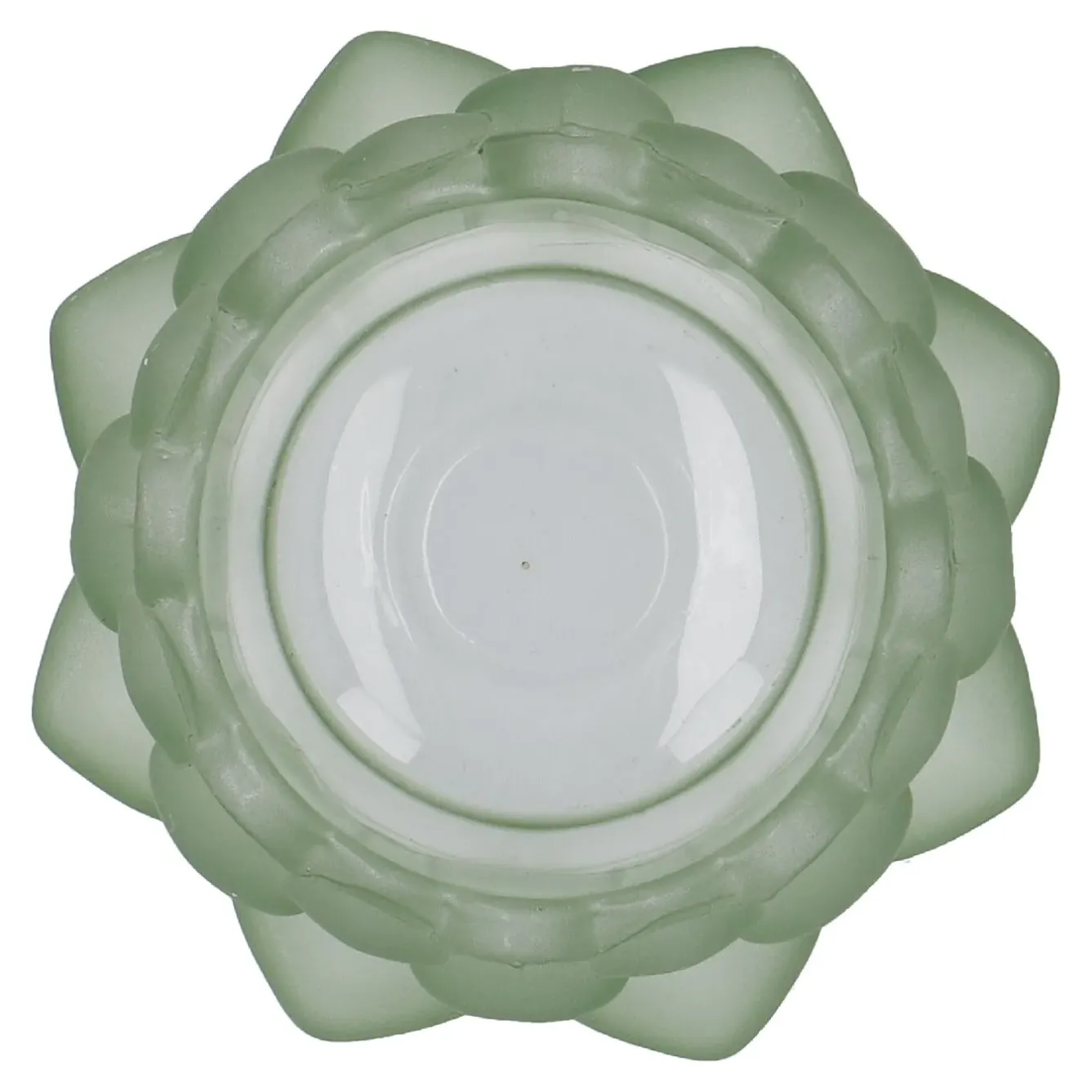 Hot NANU-NANA Teelichthalter Lotus, Grün, 9 X 4.3 Cm