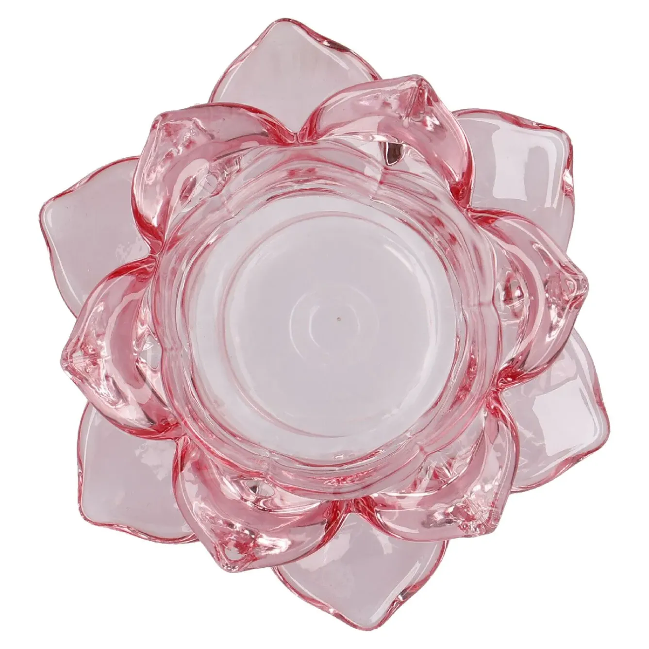 Fashion NANU-NANA Teelichthalter Lotus, Rosa, 11 X 5.5 Cm