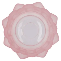 Fashion NANU-NANA Teelichthalter Lotus, Rosa, 9 X 4.3 Cm