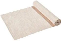 New NANU-NANA Tischläufer Anthea, Beige/weiß