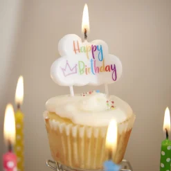 Hot NANU-NANA Tortenkerze Geburtstag, Bunt