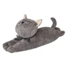 Hot NANU-NANA Türstopper Katze, Liegend/dunkelgrau, 38 Cm