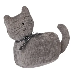 New NANU-NANA Türstopper Katze, Stehend/dunkelgrau, 32 X 25 Cm