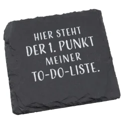 Online NANU-NANA Untersetzer Schiefer, To Do Liste, 9.5 Cm