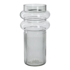 Outlet NANU-NANA Vase Design, Ringe, Grün, 12 X 23.5 Cm