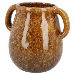 Best NANU-NANA Vase Krug Mit Griffen, Braun, 14.5 Cm