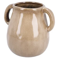 New NANU-NANA Vase Krug Mit Griffen, Creme, 14.5 Cm