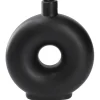 Clearance NANU-NANA Vase Loch, Schwarz, 20 Cm