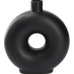 Clearance NANU-NANA Vase Loch, Schwarz, 20 Cm