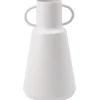 Clearance NANU-NANA Vase Metall, Hoch/weiß, 19.5 Cm