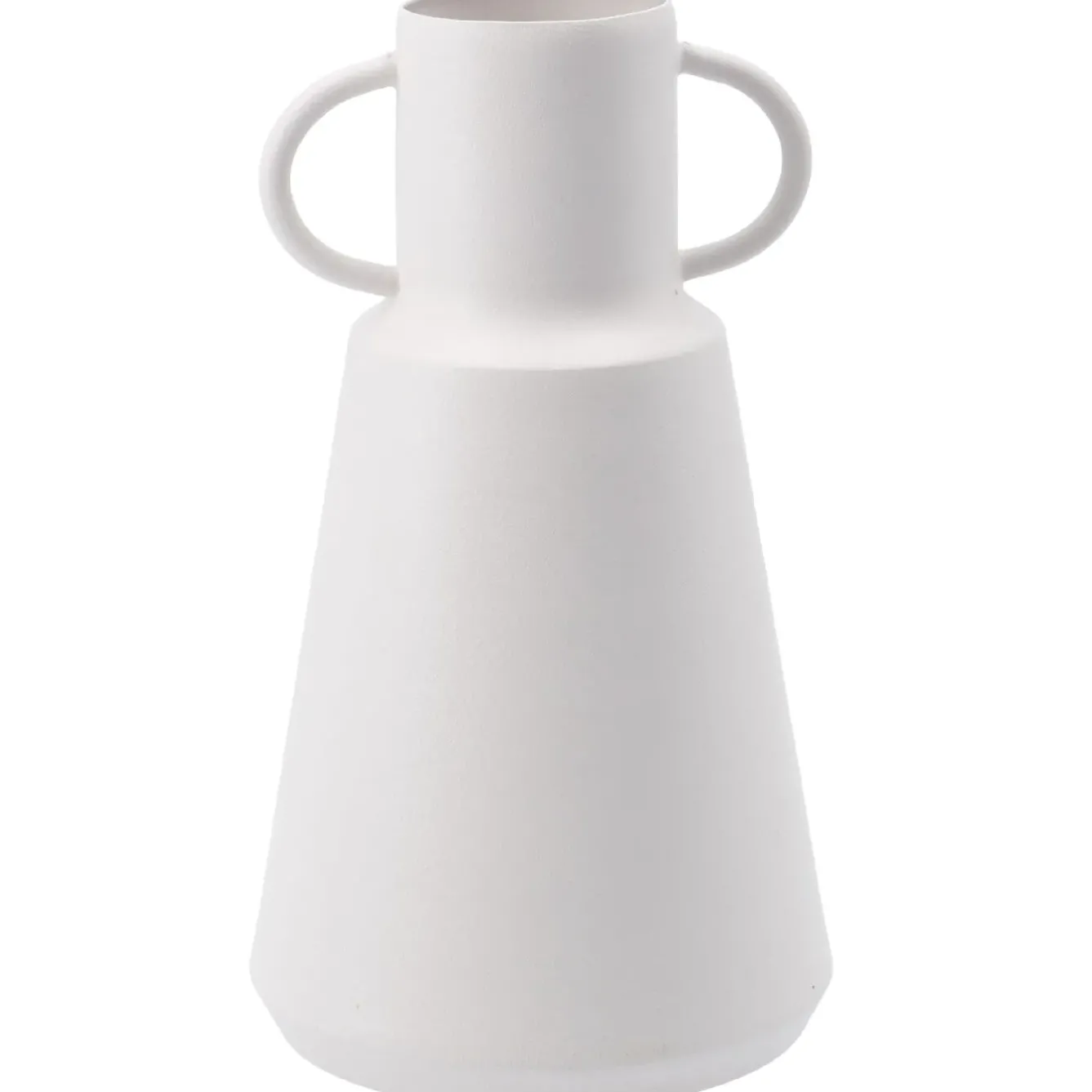 Clearance NANU-NANA Vase Metall, Hoch/weiß, 19.5 Cm