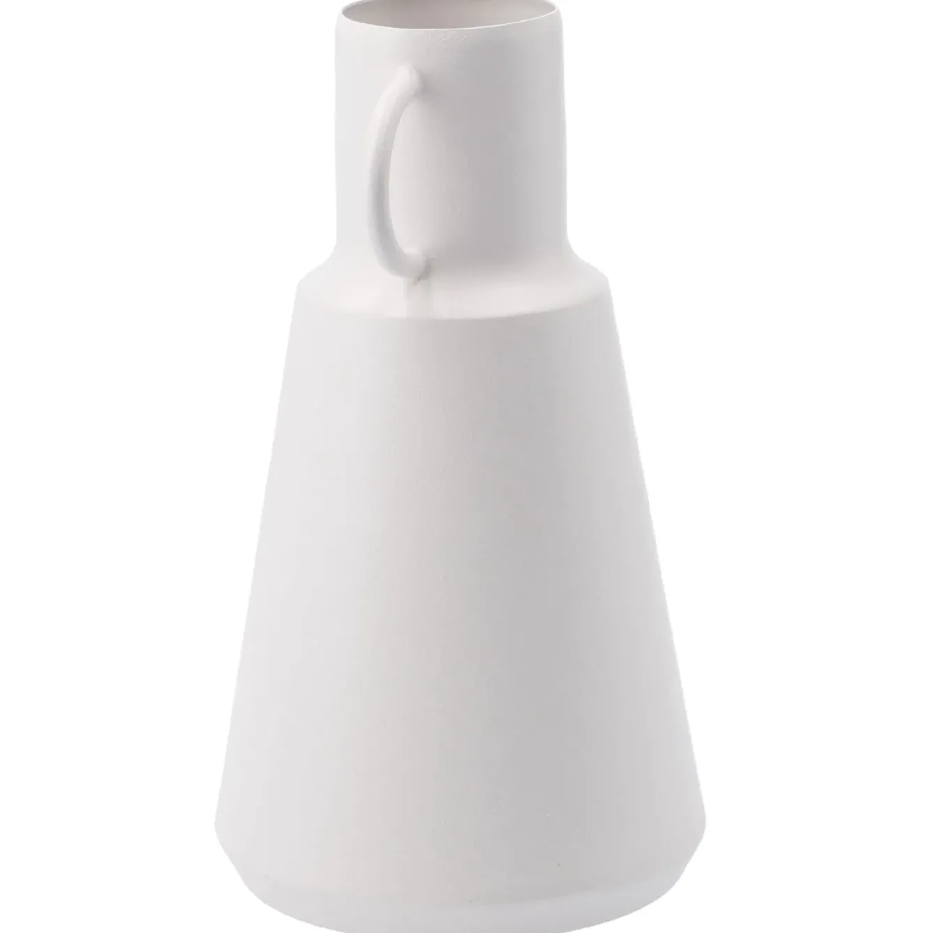 Clearance NANU-NANA Vase Metall, Hoch/weiß, 19.5 Cm