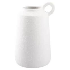 Sale NANU-NANA Vase Struktur Mit Henkel, Weiß, 25 Cm