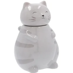 Outlet NANU-NANA Vorratsdose Katze, Grau, 20 Cm