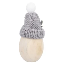 Best NANU-NANA Wichtel Mütze/Geweih, Grau, 9 Cm