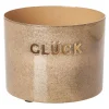 Discount NANU-NANA Windlicht Glück, Beige, 7 X 10 Cm