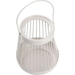 Best NANU-NANA Windlicht Laterne, Weiß, 16 Cm