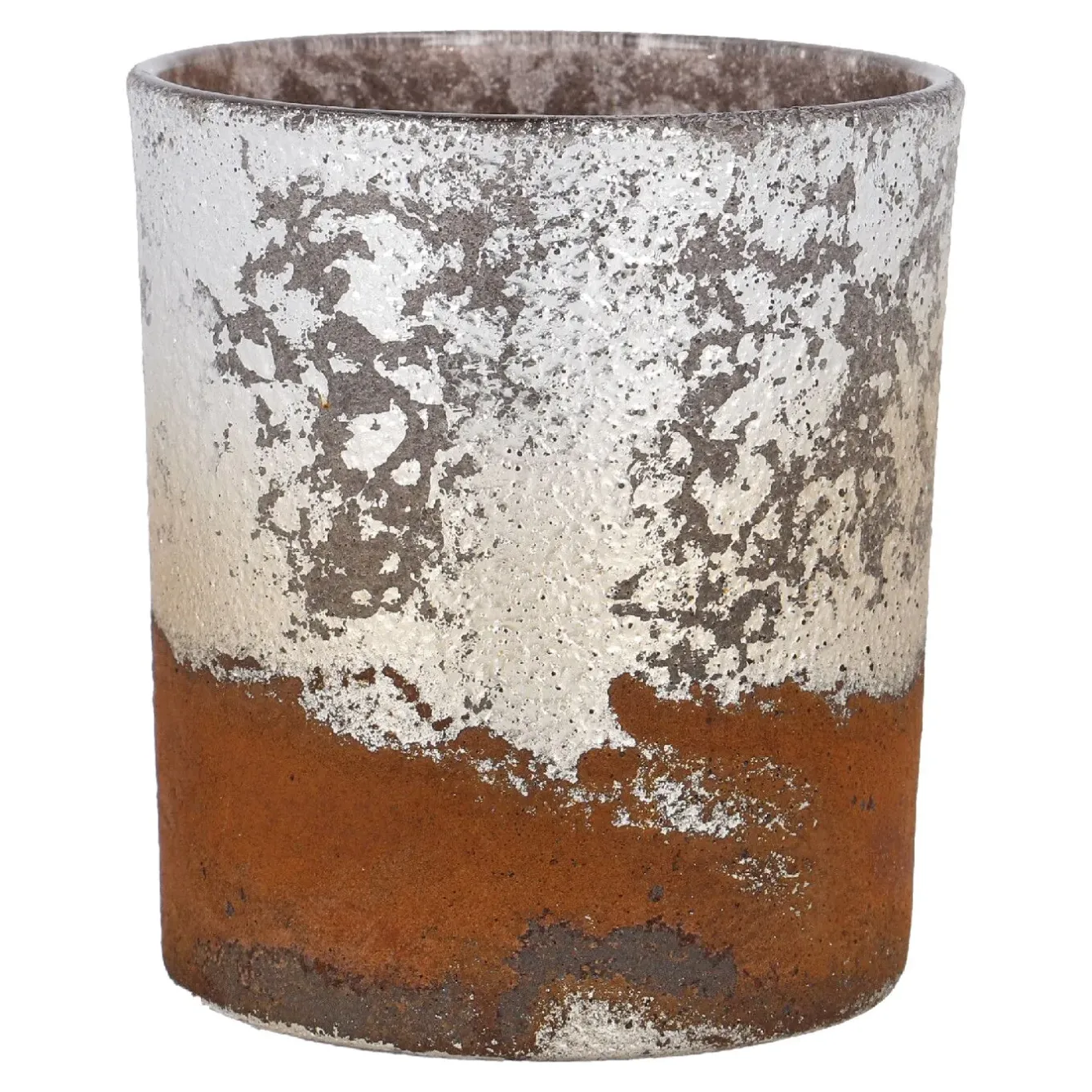 Fashion NANU-NANA Windlicht Metallic, Champagner, 8 Cm